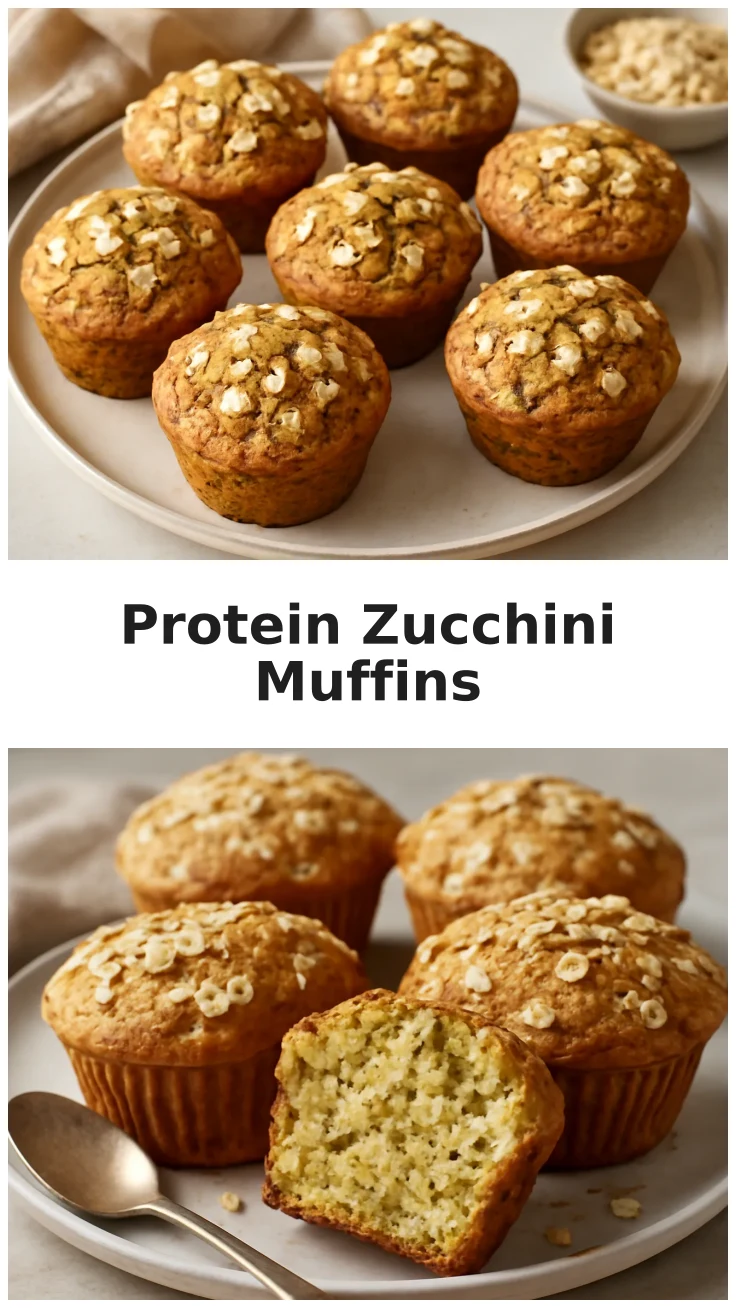 Fluffy High Protein Zucchini Muffins for meal prep 3 Fluffy High Protein Zucchini Muffins for Meal Prep
