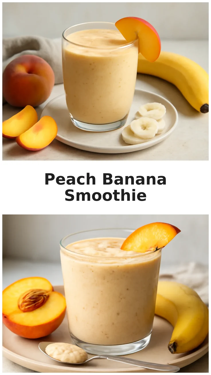 Fresh High Protein Peach Banana Smoothie for busy mornings 3 Fresh High Protein Peach Banana Smoothie for Busy Mornings