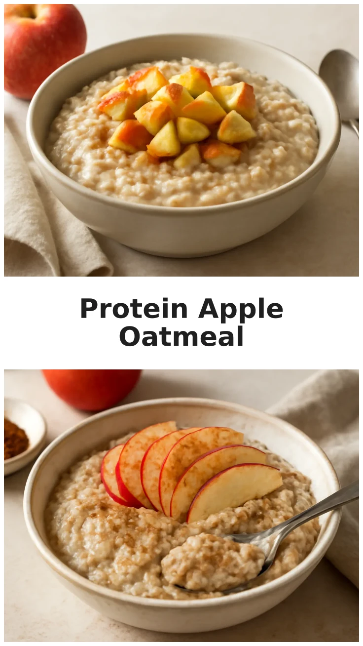 Creamy High Protein Apple Cinnamon Oatmeal for busy mornings 3 Creamy High Protein Apple Cinnamon Oatmeal for Busy Mornings