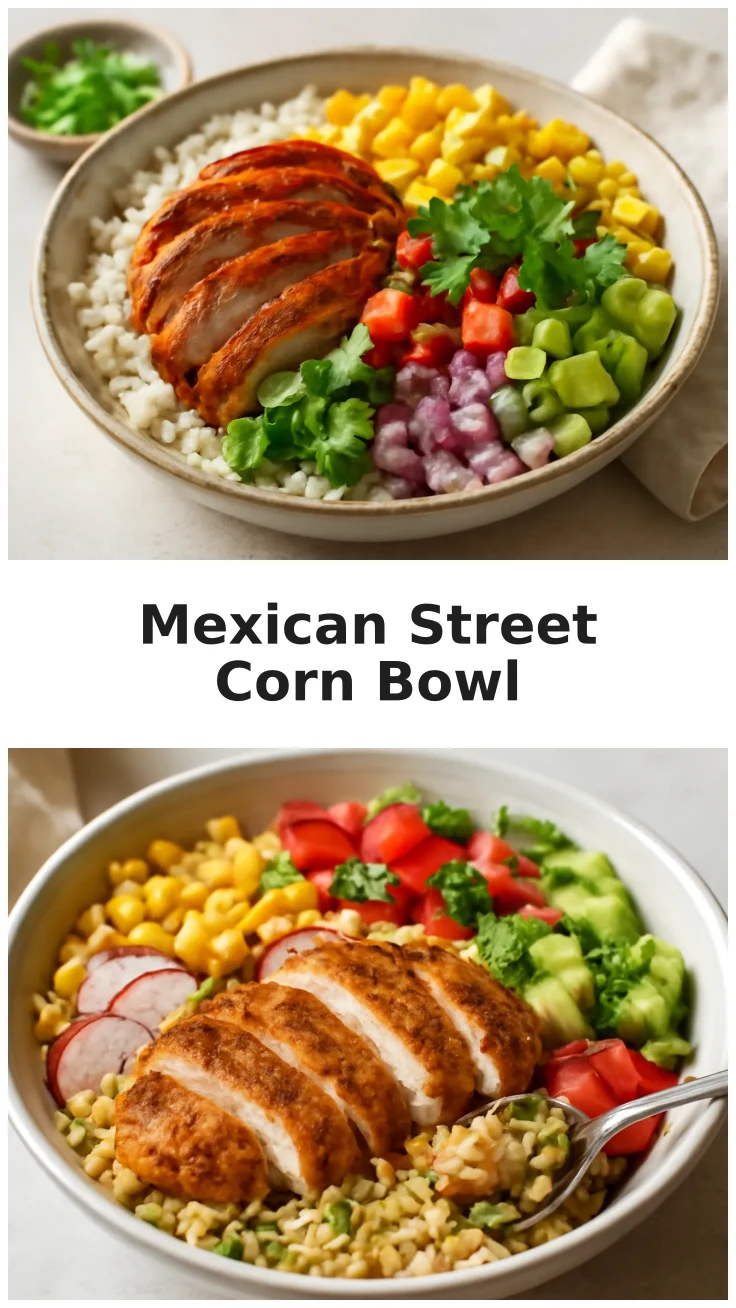 Fresh Mexican Street Corn Chicken Bowl for easy lunches 3 Fresh Mexican Street Corn Chicken Bowl for Easy Lunches