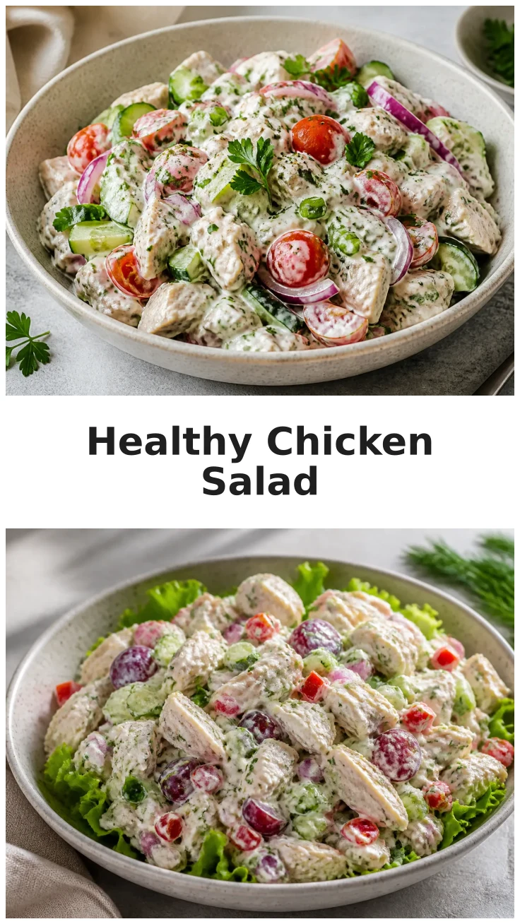 Fresh High Protein Greek Yogurt Chicken Salad for Meal Prep Fresh High Protein Greek Yogurt Chicken Salad for Meal Prep