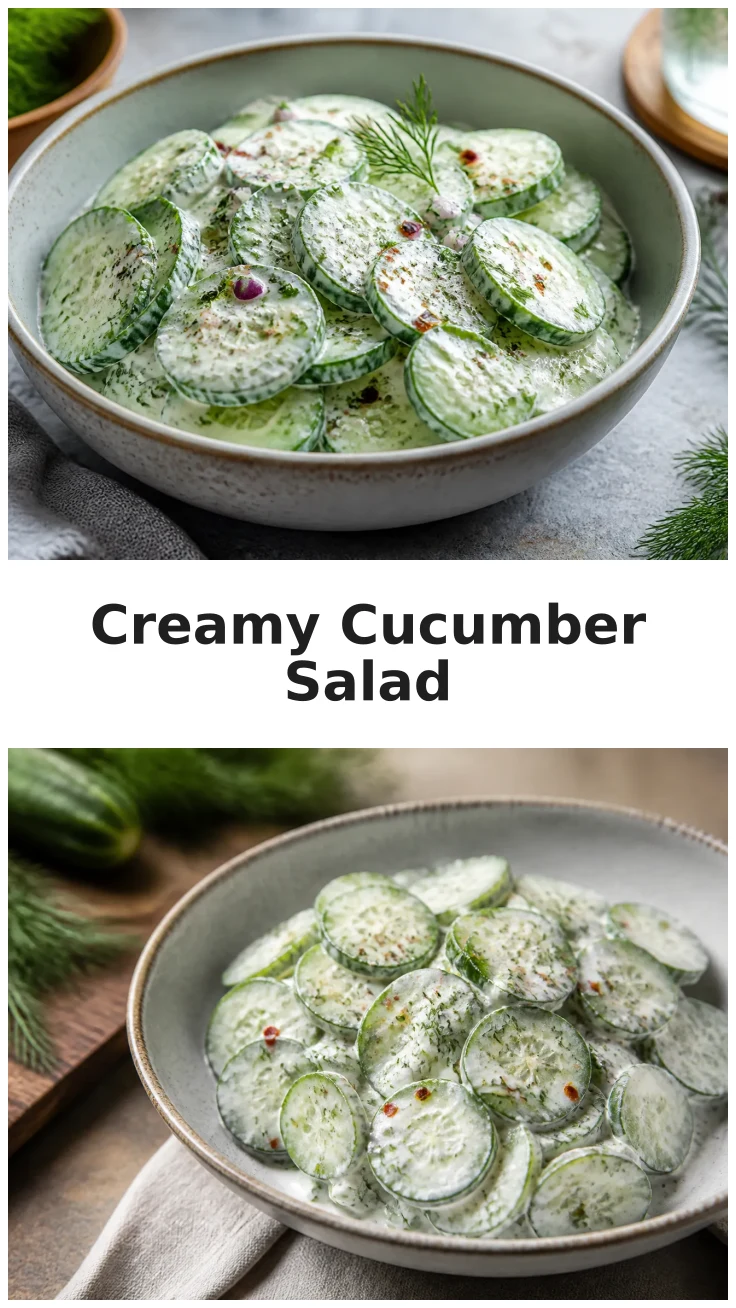 Refreshing Creamy BBQ Cucumber Salad for Backyard Cookouts Refreshing Creamy BBQ Cucumber Salad for Backyard Cookouts