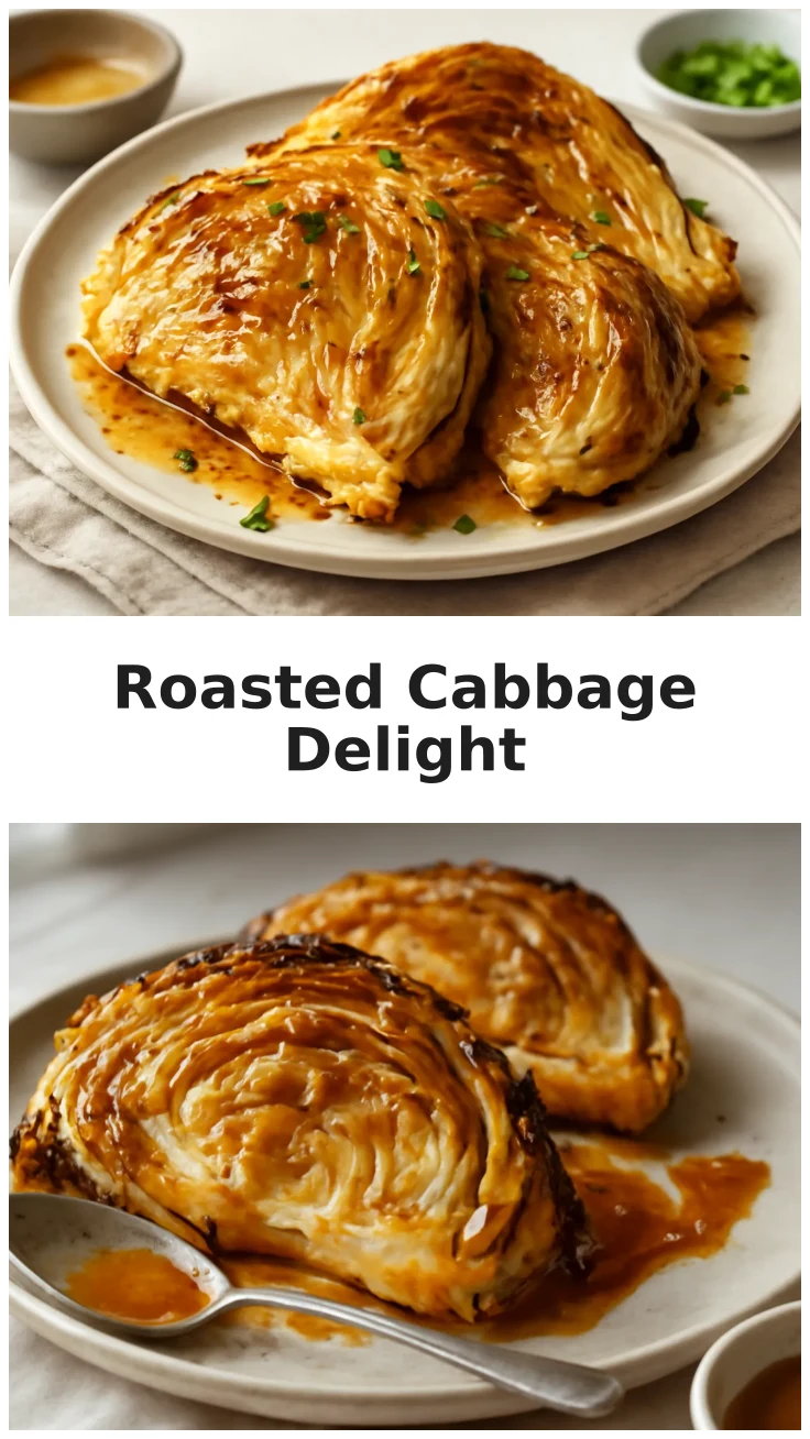 Golden Miso Butter Roasted Cabbage 3 Golden Miso Butter Roasted Cabbage Recipe