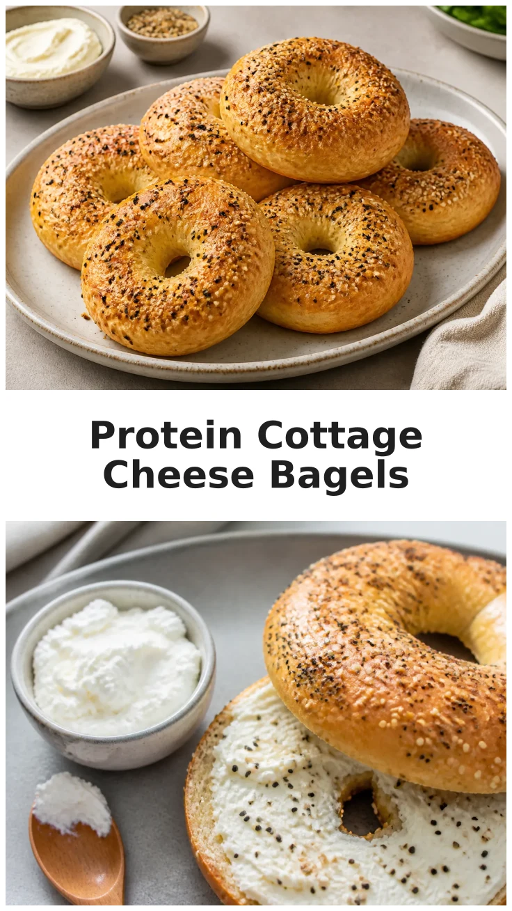 Golden High Protein Cottage Cheese Bagels Recipe Golden High Protein Cottage Cheese Bagels Recipe