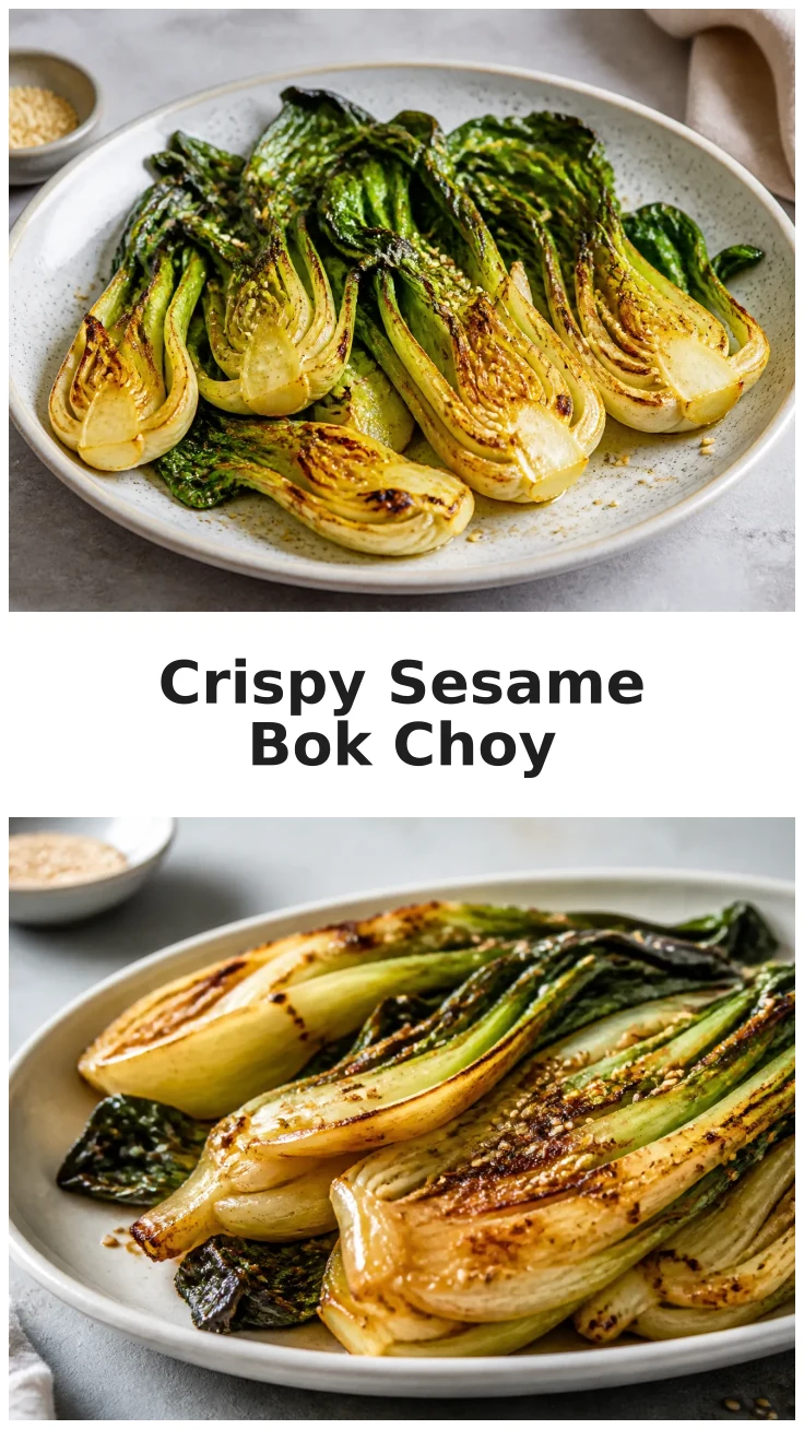 Crispy Air Fryer Sesame Bok Choy Recipe Crispy Air Fryer Sesame Bok Choy Recipe