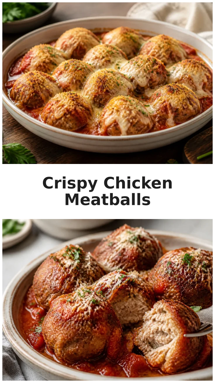 Crispy Air Fryer Chicken Parmesan Meatballs Recipe Crispy Air Fryer Chicken Parmesan Meatballs Recipe
