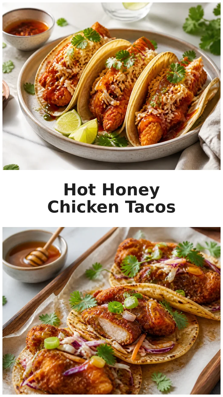 Crispy Hot Honey Chicken Smash Tacos Recipe Crispy Hot Honey Chicken Smash Tacos Recipe