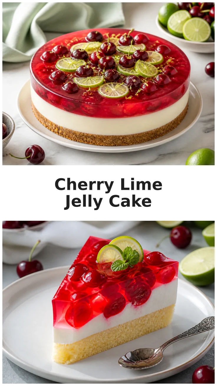 Refreshing Cherry Lime Jelly Cake Recipe for Summer Celebrations Refreshing Cherry Lime Jelly Cake Recipe for Summer Celebrations