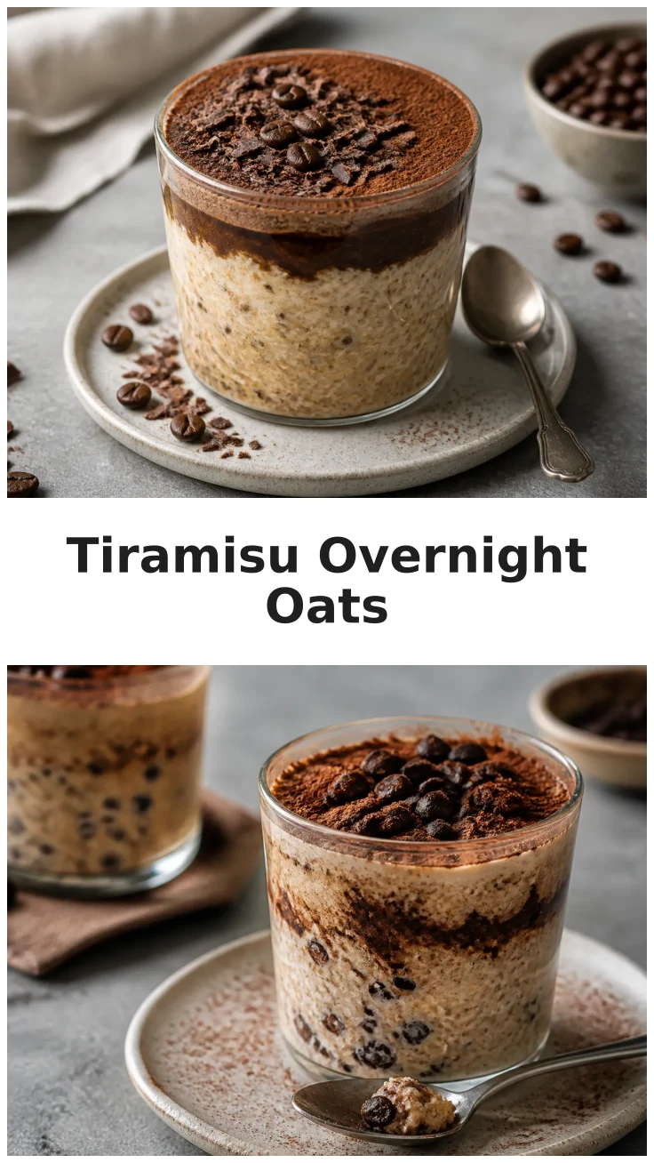 Creamy Tiramisu Protein Overnight Oats Recipe Creamy Tiramisu Protein Overnight Oats Recipe