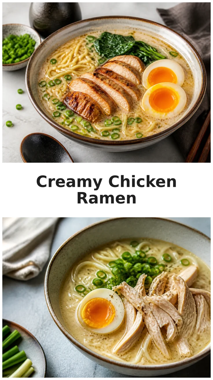 Creamy Chicken Ramen for Cozy Nights Creamy Chicken Ramen for Cozy Nights