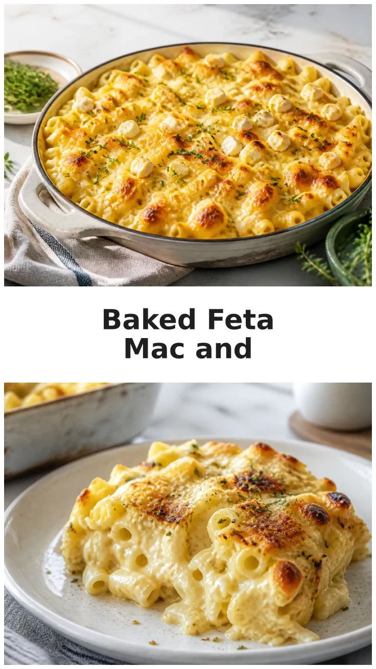 Creamy Baked Feta Mac and Cheese Recipe for Comforting Nights
