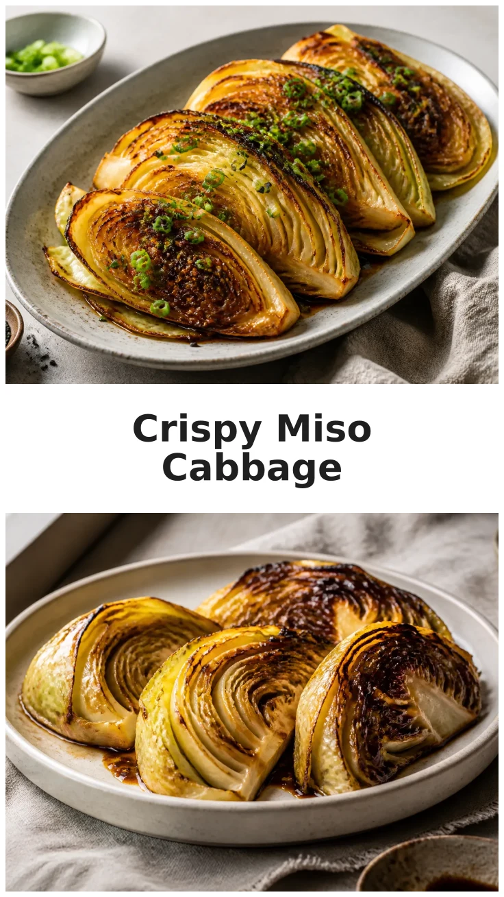 Crispy Miso Glazed Cabbage Wedges Recipe for a Flavorful Side Crispy Miso Glazed Cabbage Wedges Recipe for a Flavorful Side