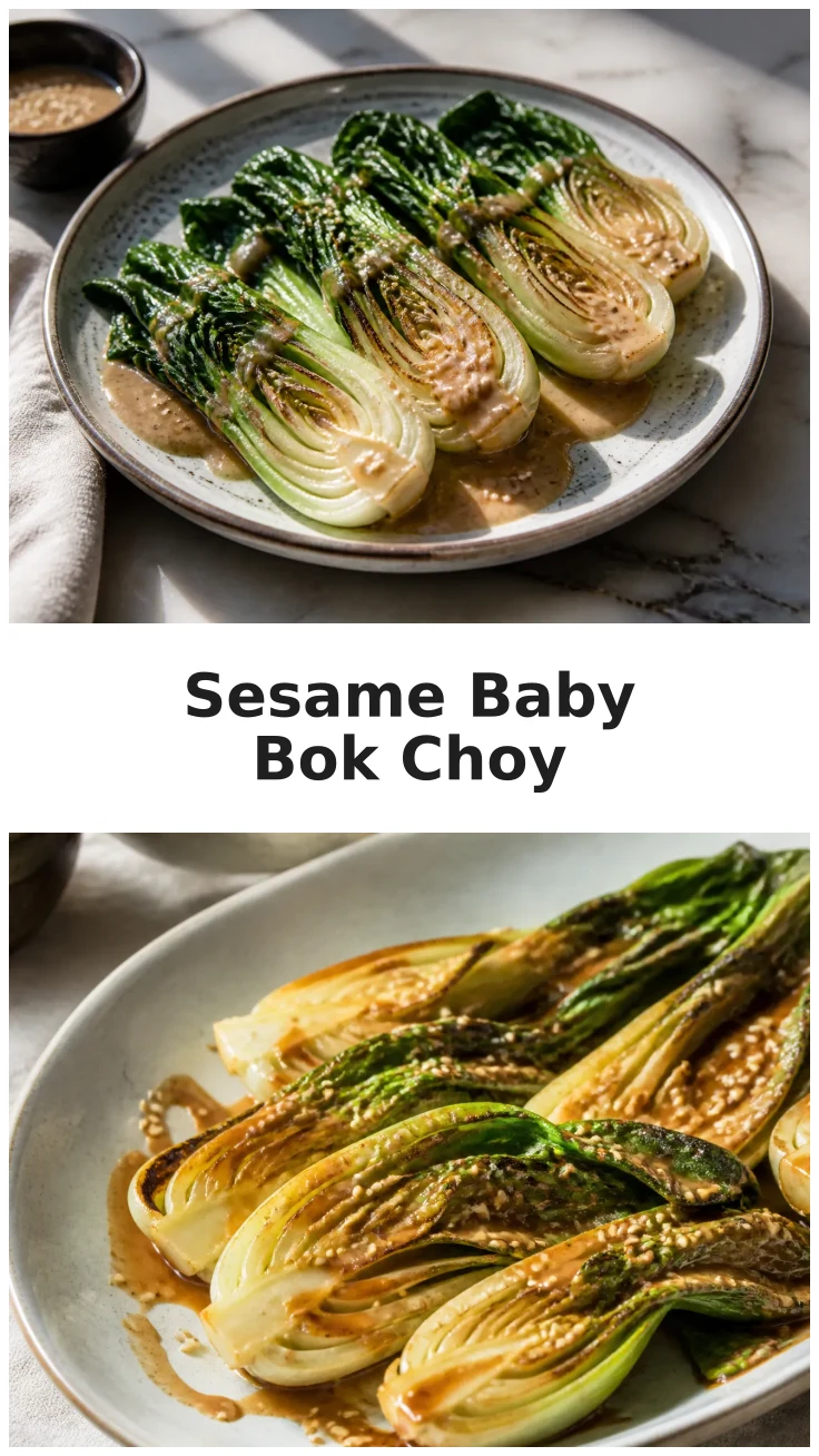 Golden Roasted Sesame Baby Bok Choy Recipe for Delicious Sides Golden Roasted Sesame Baby Bok Choy Recipe for Delicious Sides