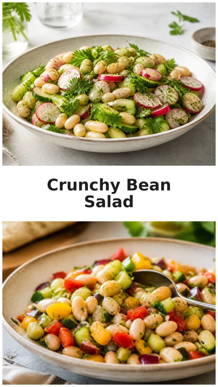 Creamy White Bean Crunch Salad with Tahini Dressing Recipe Creamy White Bean Crunch Salad with Tahini Dressing Recipe