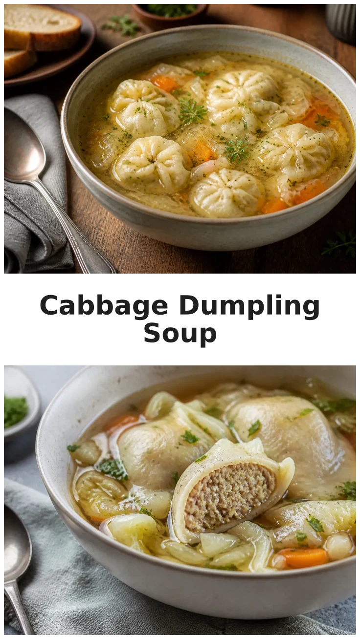 Hearty Savory Cabbage Dumpling Soup Recipe for Comforting Meals Hearty Savory Cabbage Dumpling Soup Recipe for Comforting Meals