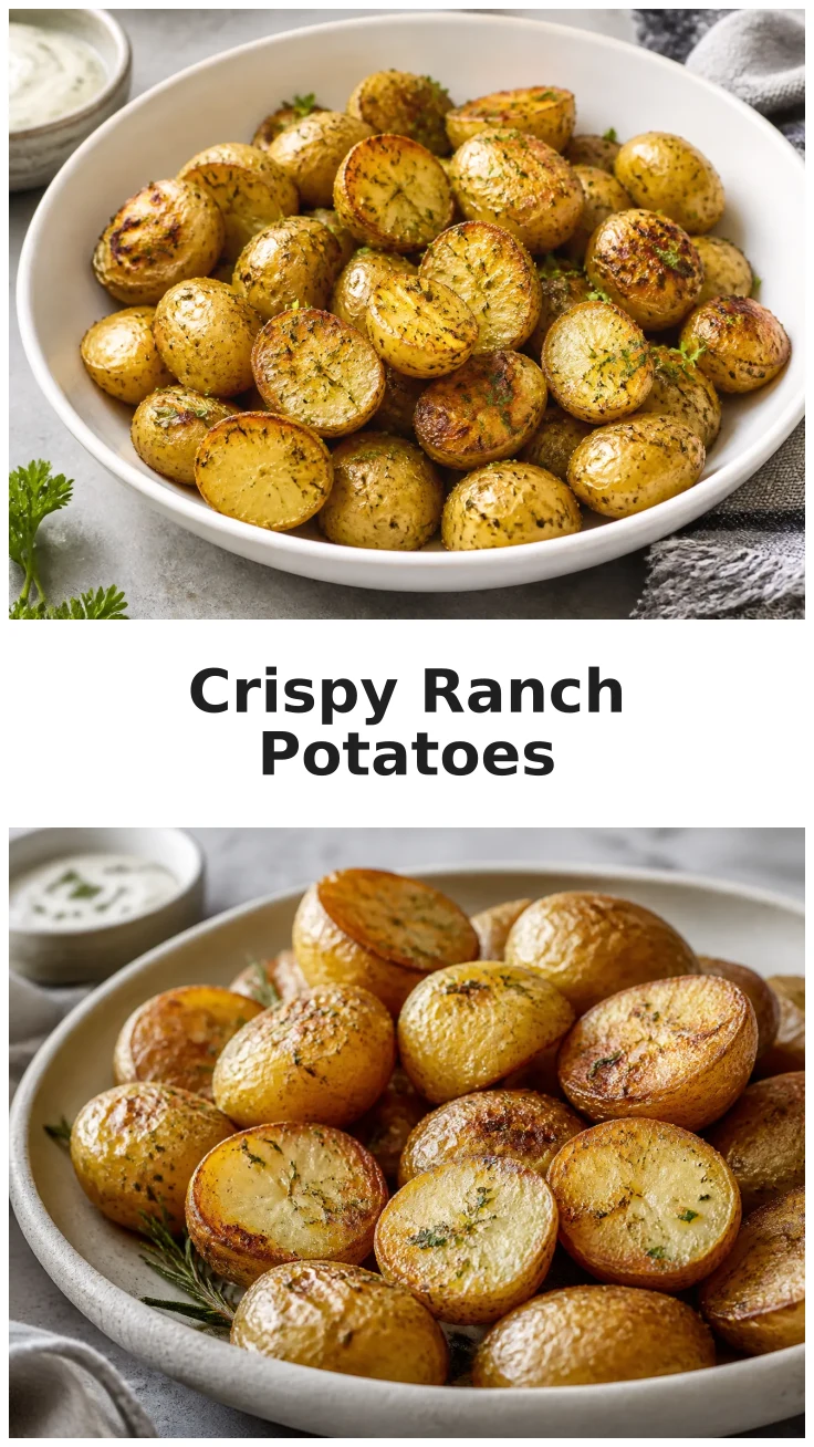 Golden Crispy Ranch Baby Potatoes Recipe for Delicious Sides Golden Crispy Ranch Baby Potatoes Recipe for Delicious Sides