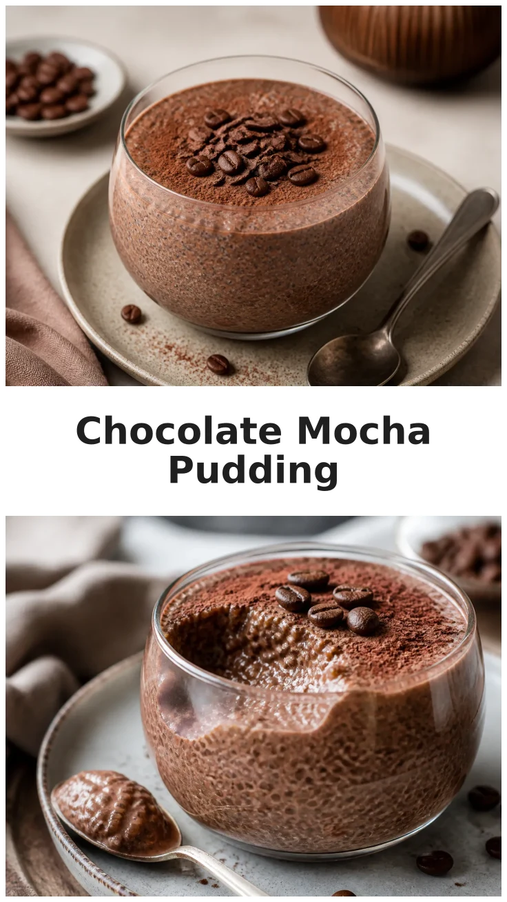 Rich Chocolate Mocha Protein Chia Pudding Recipe for Breakfast