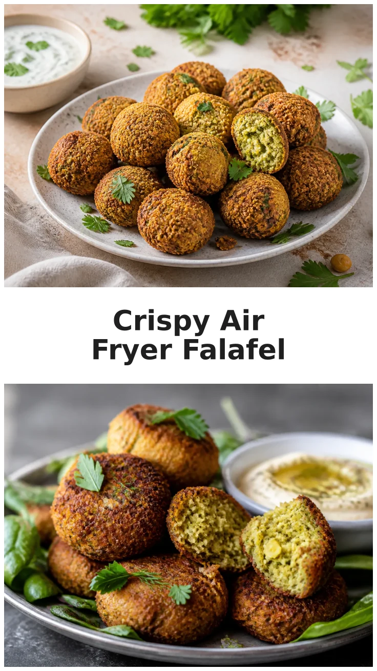 Golden Crispy Air Fryer Falafel Recipe for Healthy Meals Golden Crispy Air Fryer Falafel Recipe for Healthy Meals