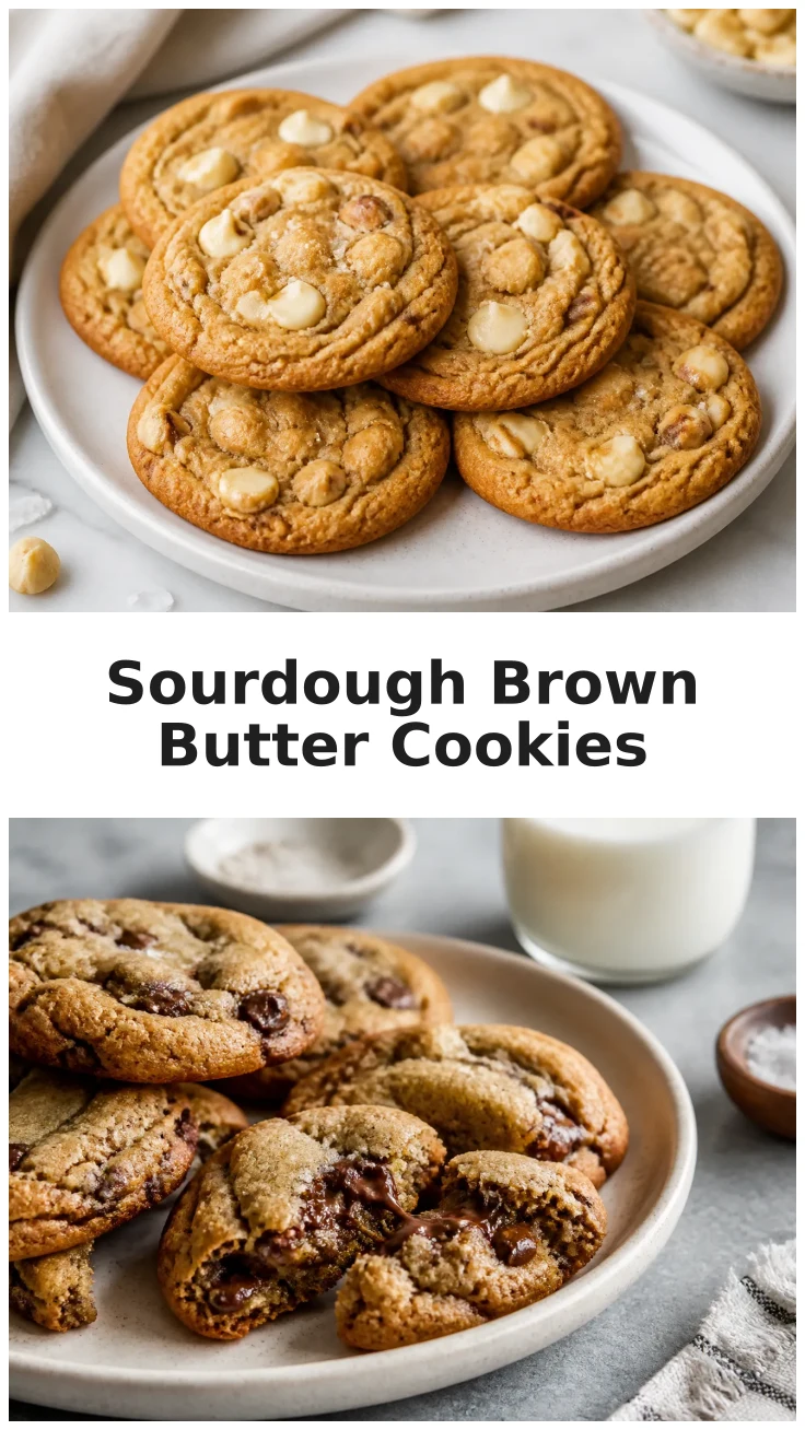 Chewy Sourdough Brown Butter Cookies Recipe for Sweet Moments Chewy Sourdough Brown Butter Cookies Recipe for Sweet Moments