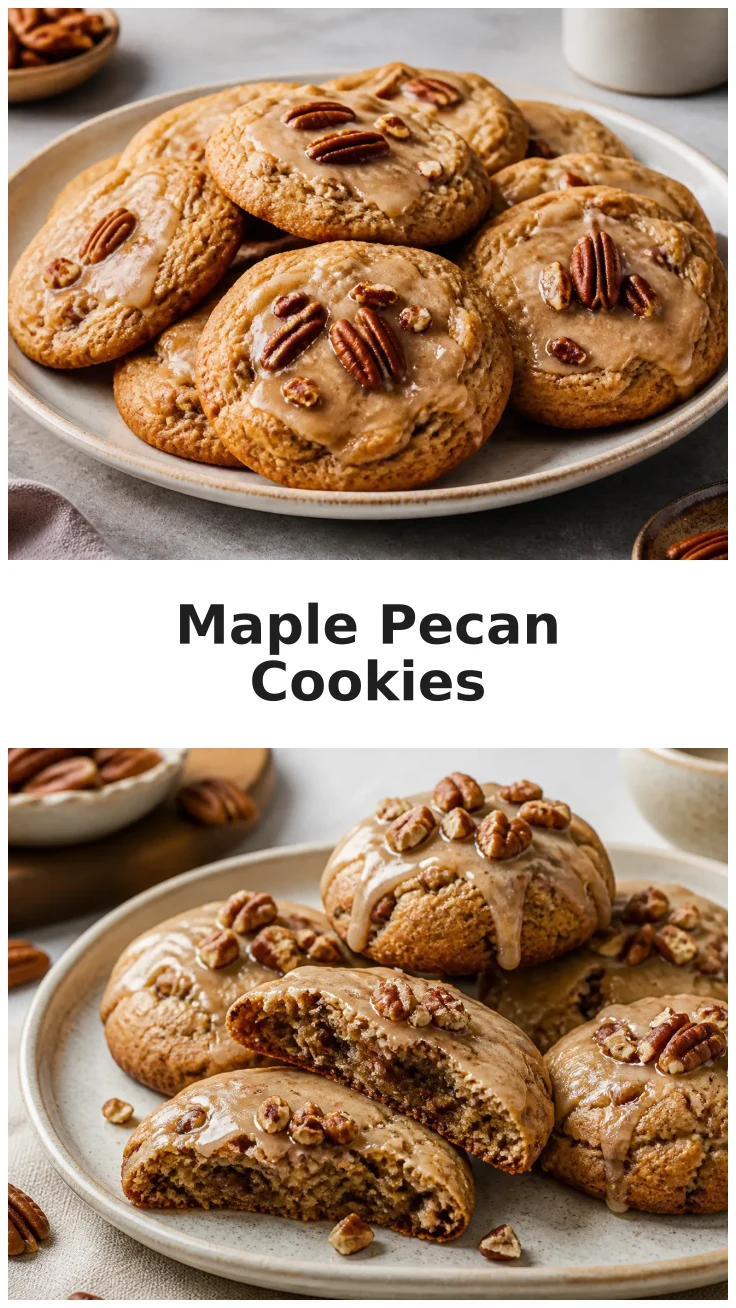 Buttery Maple Pecan Sourdough Cookies Recipe