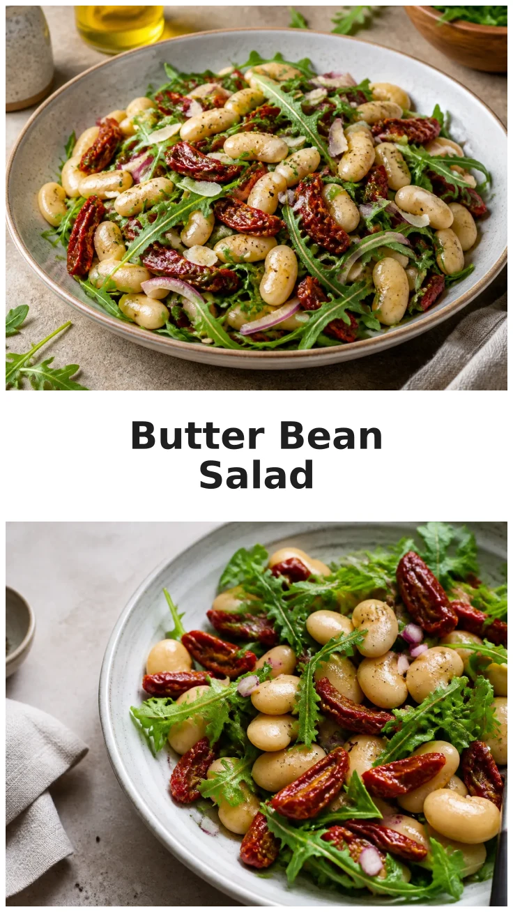 Delicious Sun-Dried Tomato Butter Bean Salad Recipe
