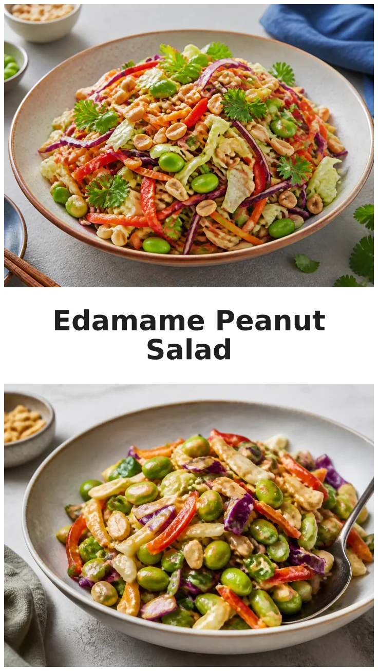 Edamame Peanut Crunch Salad Recipe for a Fresh Side Dish Edamame Peanut Crunch Salad Recipe for a Fresh Side Dish