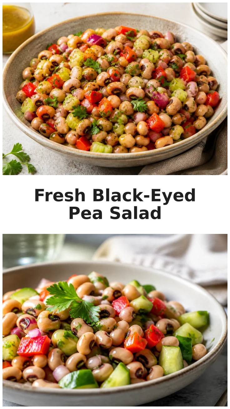 Delightful Fresh Black-Eyed Pea Summer Salad Recipe Delightful Fresh Black-Eyed Pea Summer Salad Recipe
