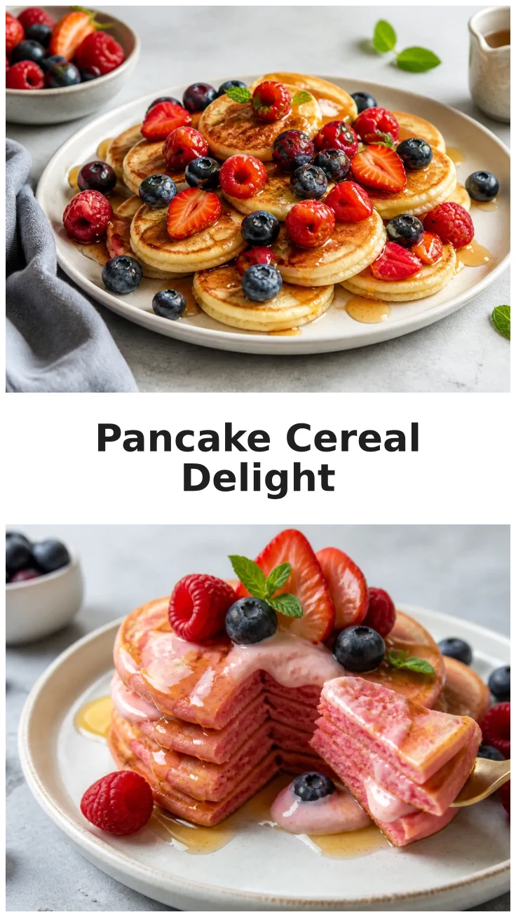 Greek Yogurt Pancake Cereal for a Fun Breakfast Greek Yogurt Pancake Cereal for a Fun Breakfast