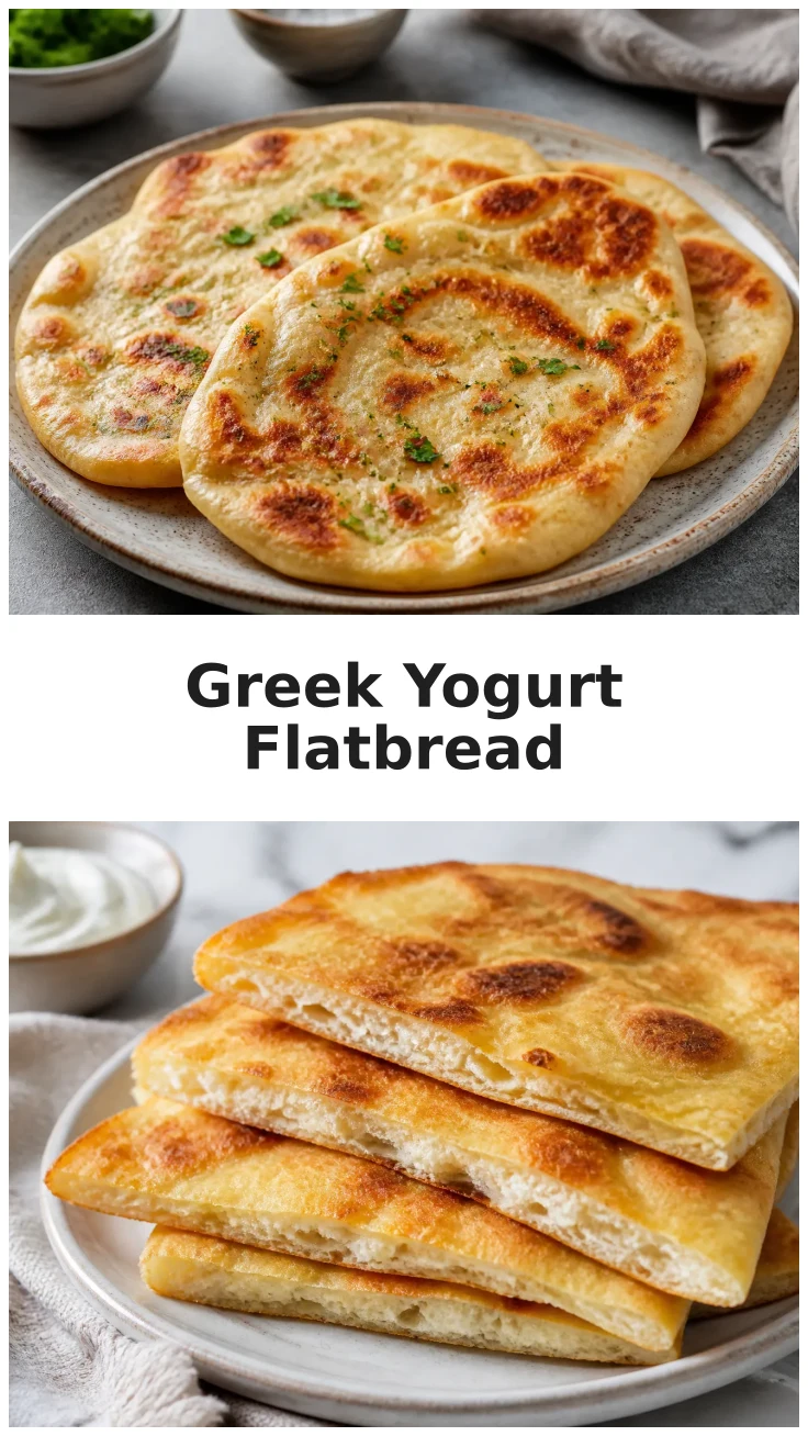 Easy Air Fryer Greek Yogurt Flatbread Recipe