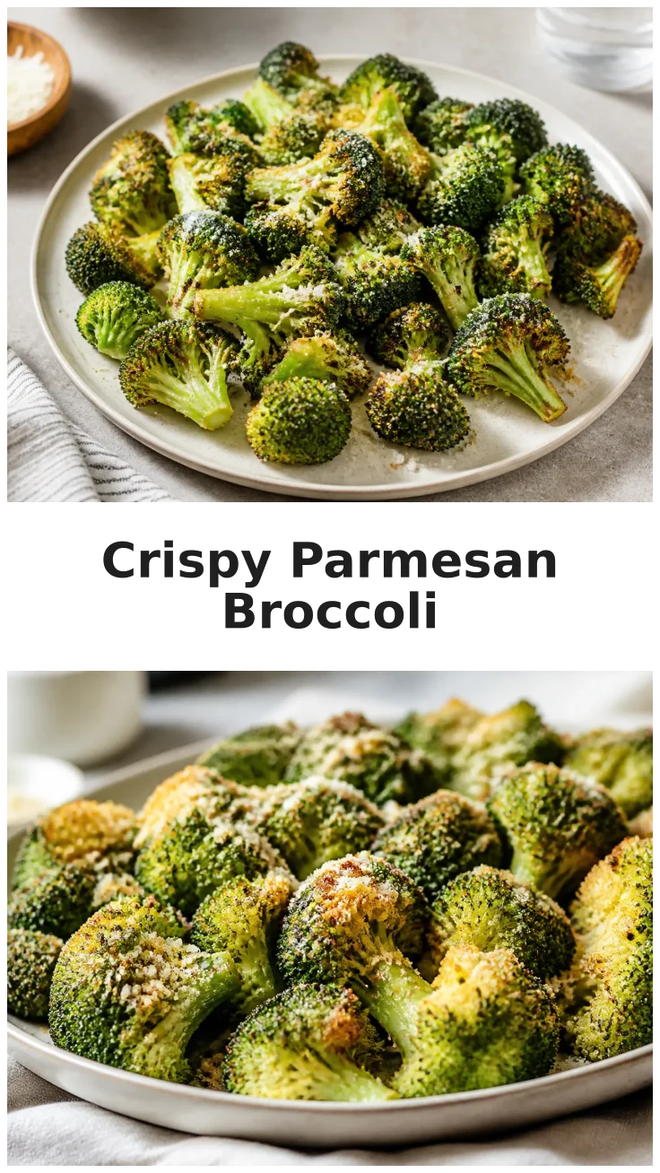 Crispy Air Fryer Parmesan Broccoli Recipe