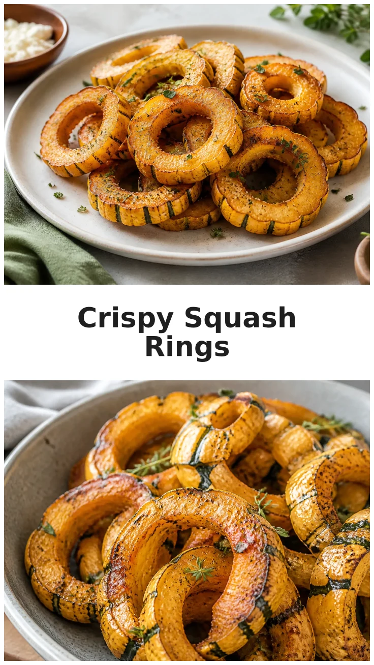 Crispy Air Fryer Delicata Squash Rings Recipe Crispy Air Fryer Delicata Squash Rings Recipe