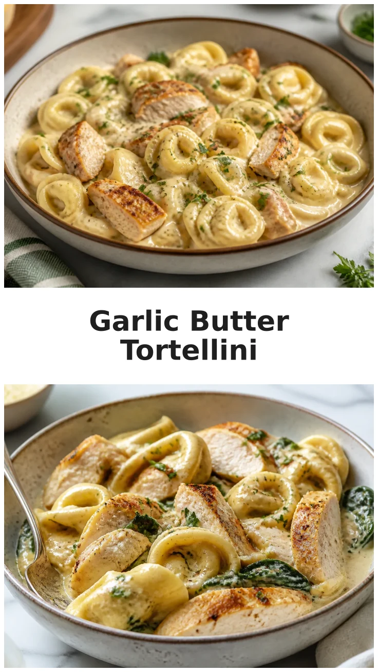 Garlic Butter Chicken Tortellini for a Cozy Dinner Garlic Butter Chicken Tortellini for a Cozy Dinner