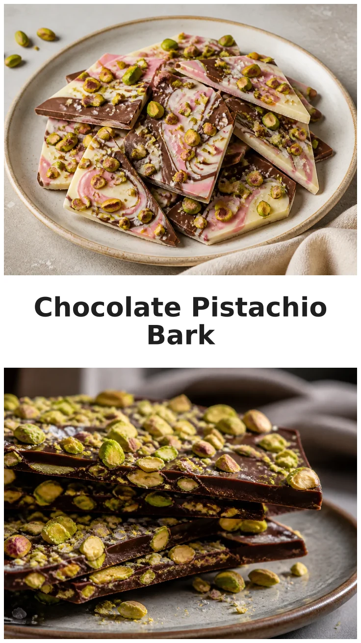 Salted Pistachio Chocolate Bark Recipe for Sweet Treats Salted Pistachio Chocolate Bark Recipe for Sweet Treats