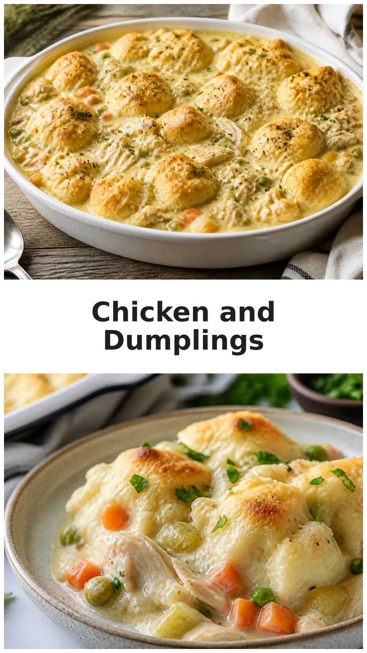 Cozy Chicken and Dumpling Casserole Recipe for Family Dinners Cozy Chicken and Dumpling Casserole Recipe for Family Dinners
