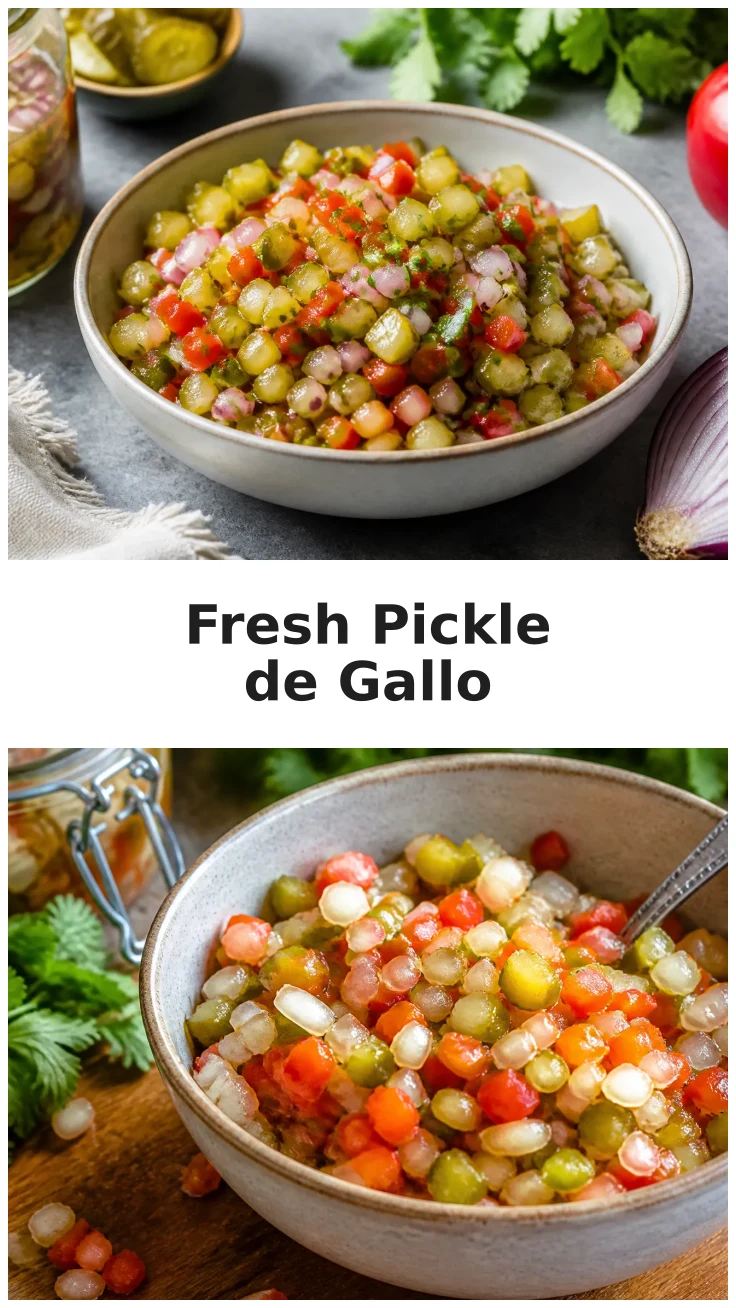 Fresh Pickle de Gallo for Your Next Gathering Fresh Pickle de Gallo for Your Next Gathering