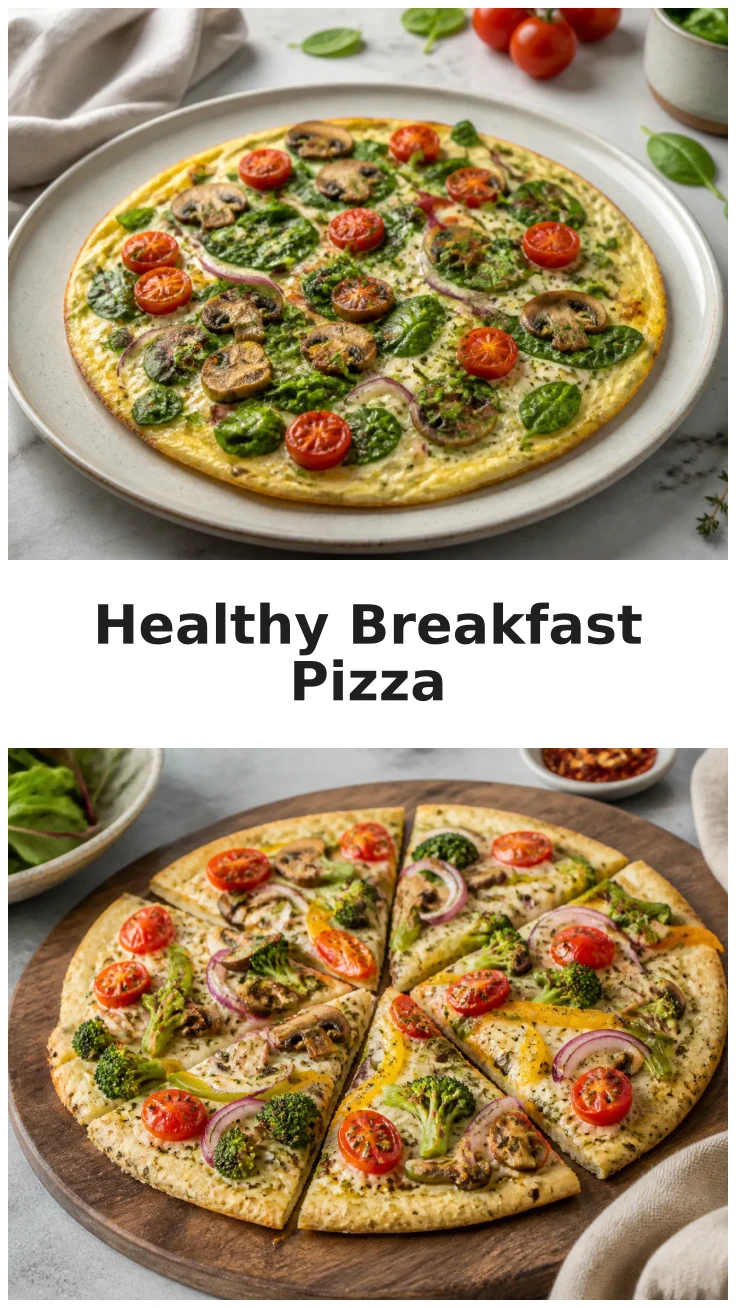 High Protein Egg White Breakfast Pizza Recipe for a Healthy Start