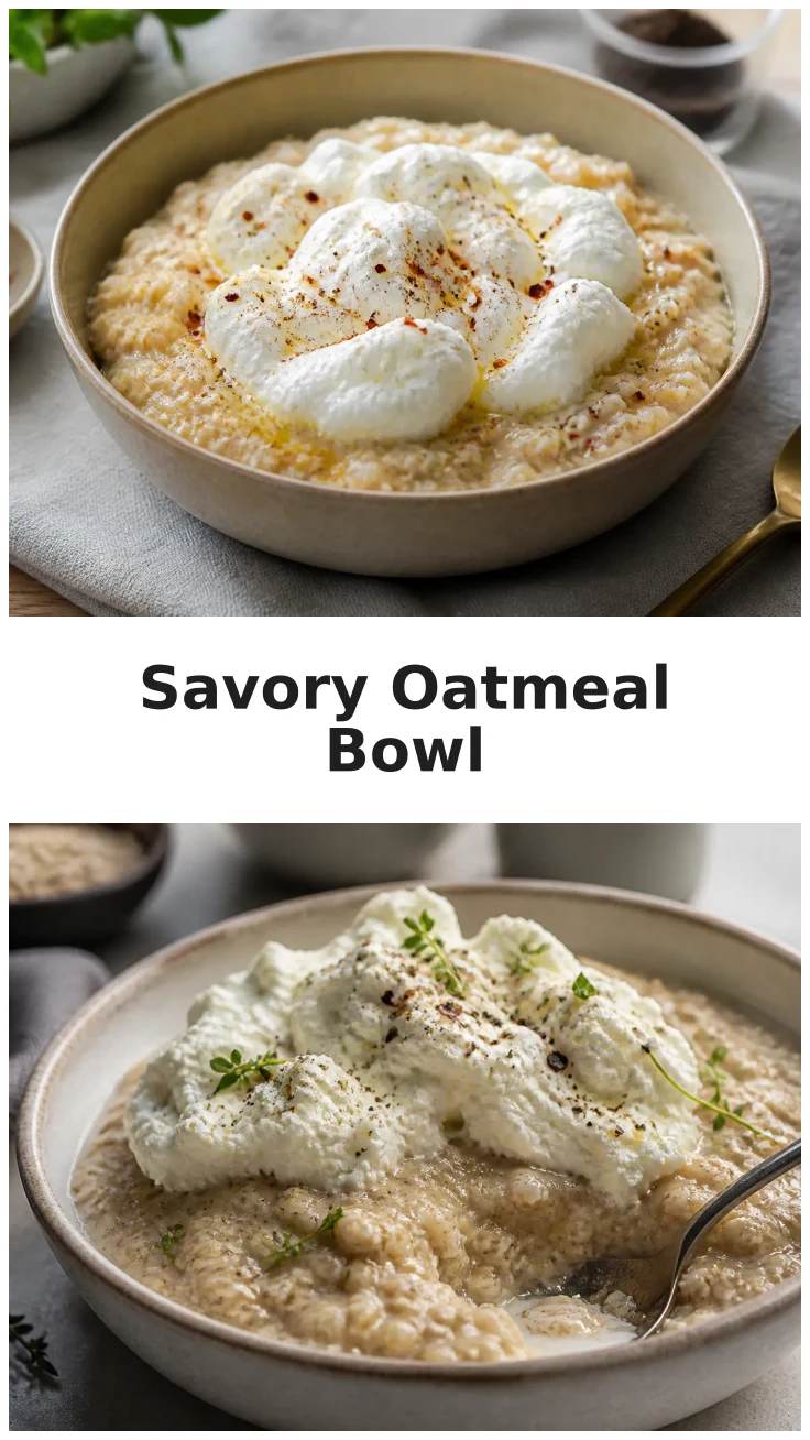 Savory Oatmeal with Egg Whites for a Healthy Breakfast Savory Oatmeal with Egg Whites for a Healthy Breakfast