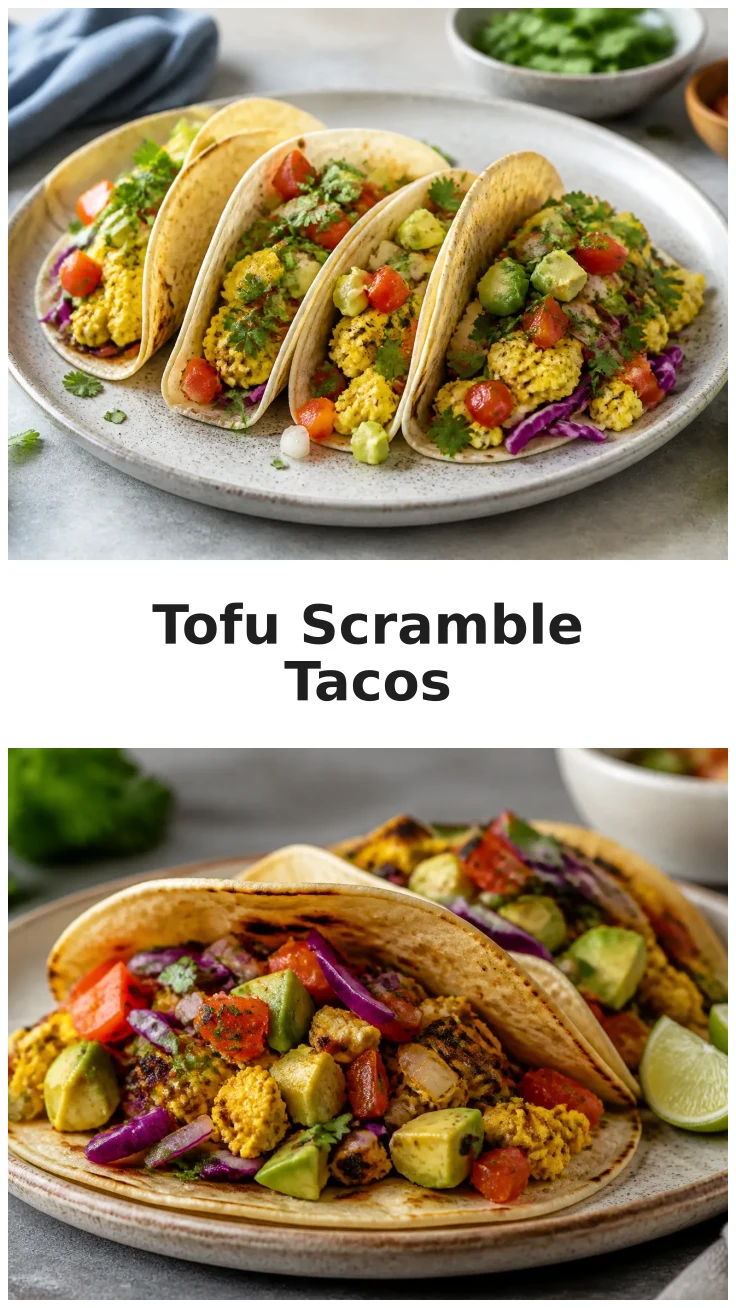 Tofu Scramble Breakfast Tacos for a Delicious Morning
