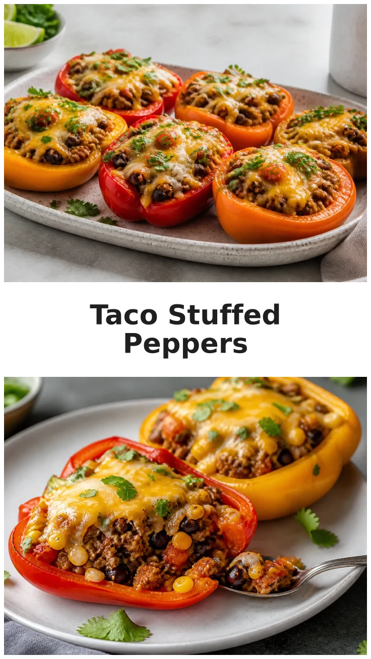 Delicious Air Fryer Taco Stuffed Peppers Recipe Delicious Air Fryer Taco Stuffed Peppers Recipe