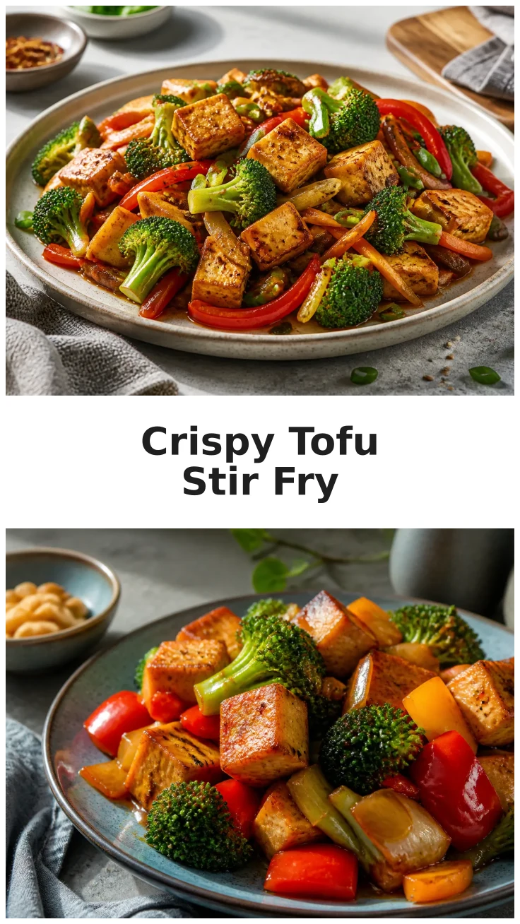 Crispy Garlic Ginger Tofu Stir Fry Recipe Crispy Garlic Ginger Tofu Stir Fry Recipe