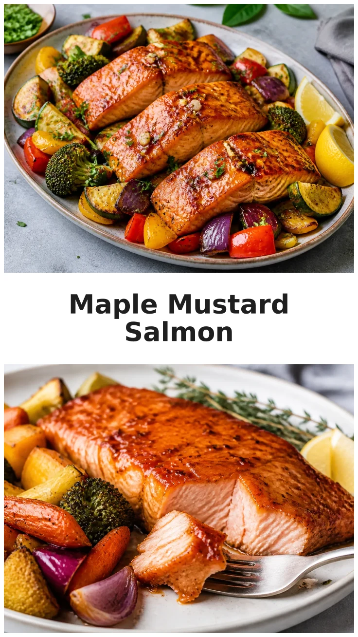 Sheet Pan Maple Mustard Salmon Recipe for Easy Dinners