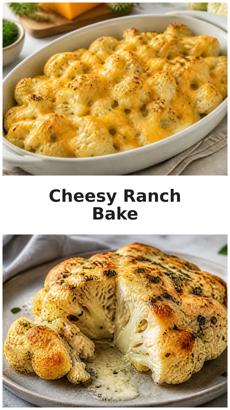 Cheesy Ranch Cauliflower Bake for Comforting Side Dishes
